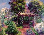 William Glackens Garden at Hartford France oil painting artist
